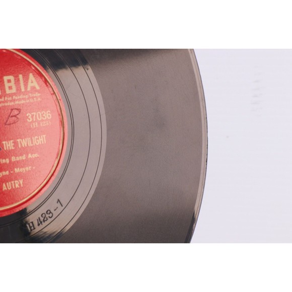 Gene Autry If You Only Believed In Me / Purple Sage 1946 10" 78 rpm Record 37036 - Picture 14 of 16